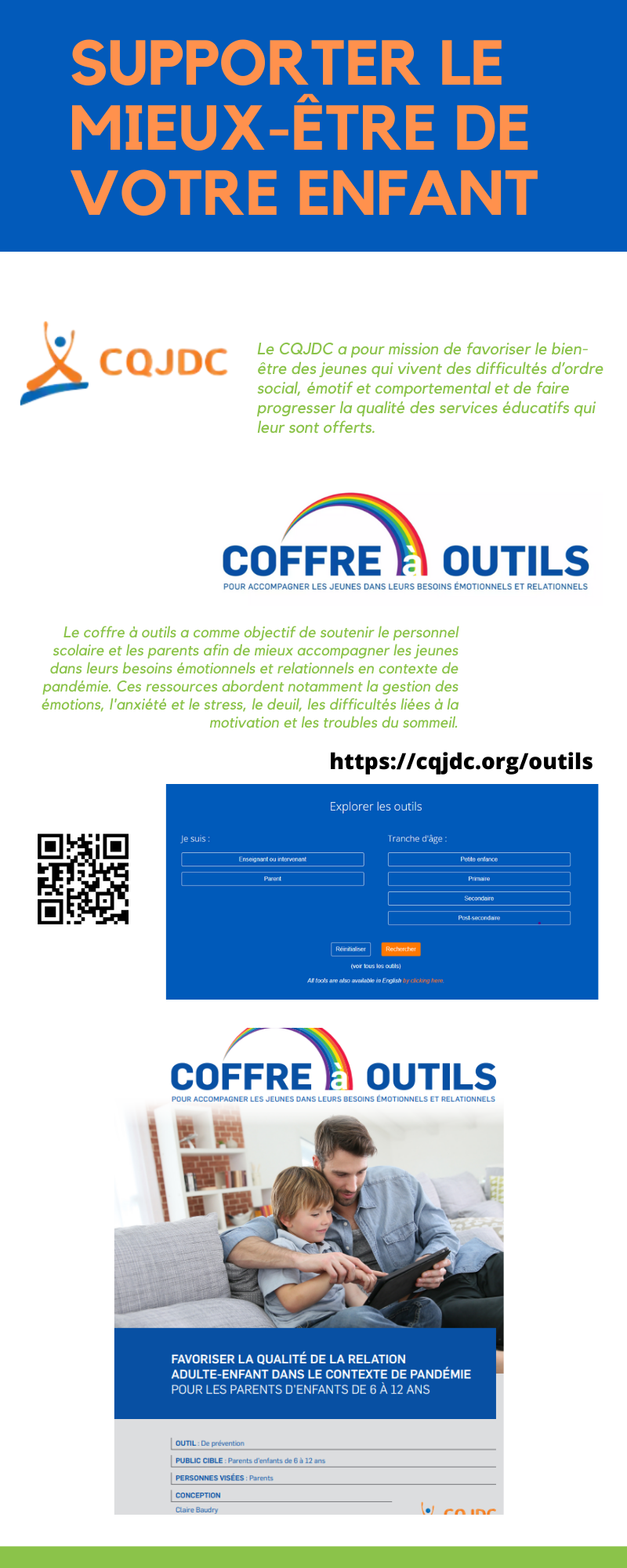 supporter le mieux être de votre enfant